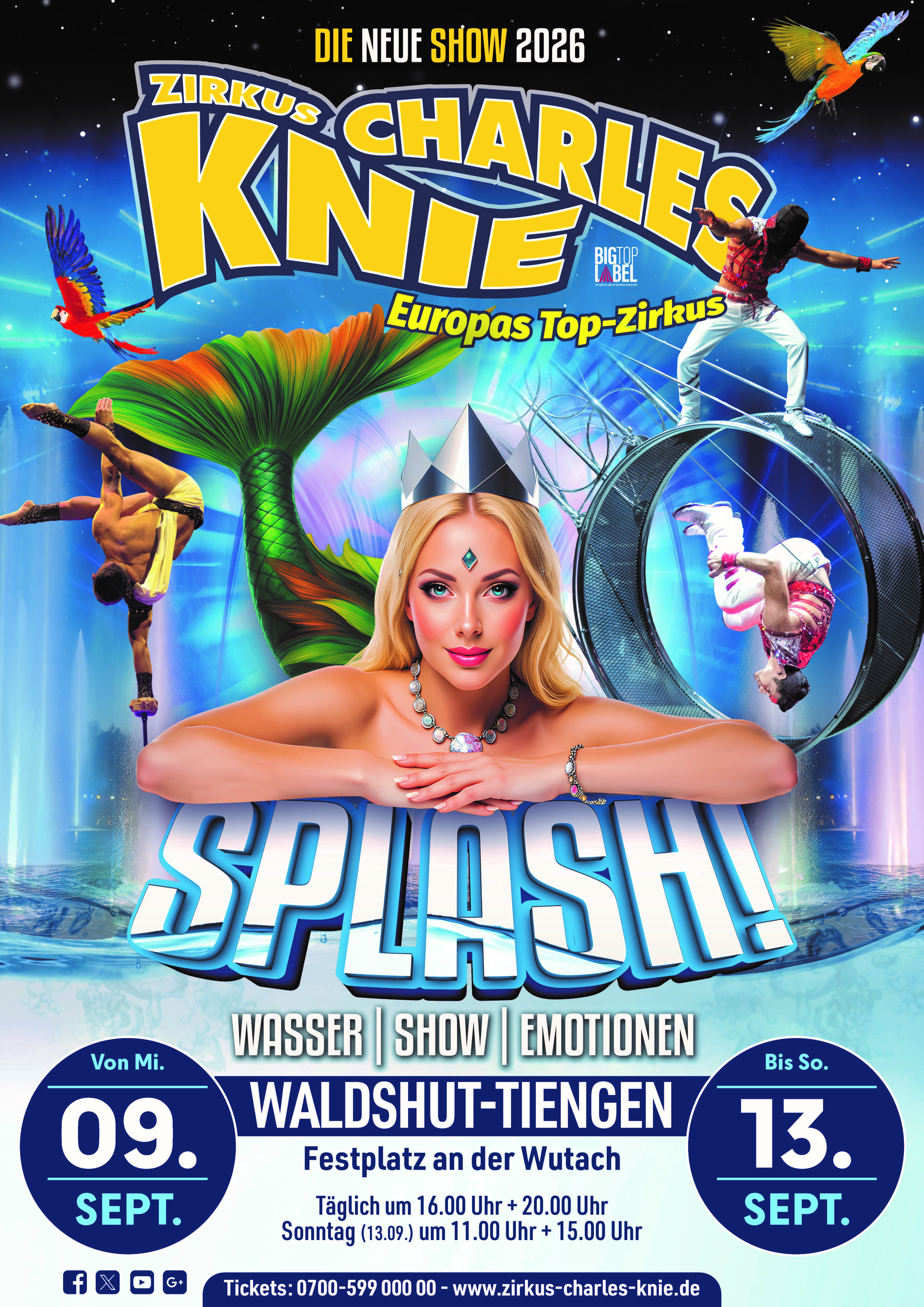 Zirkus Charles Knie präsentiert die Show-Sensation 2026!
